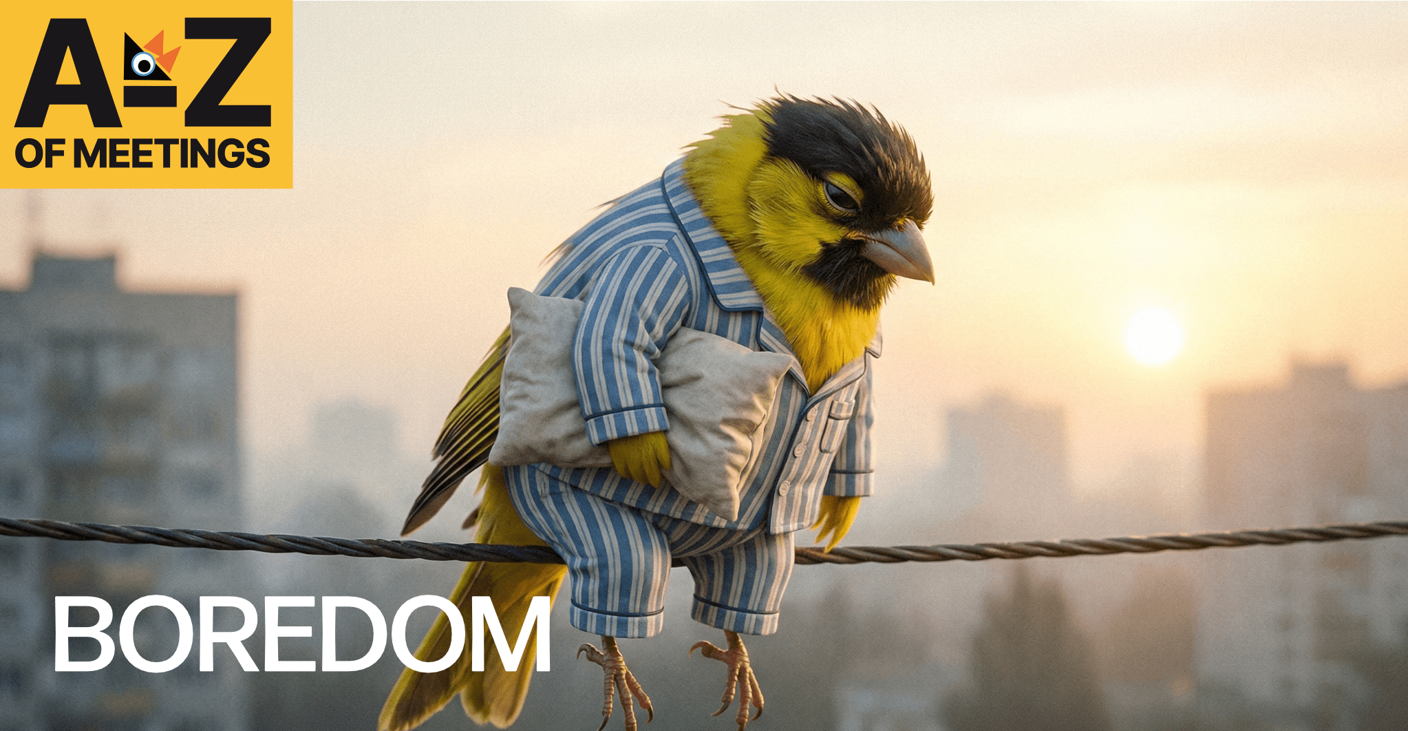 B: BOREDOM – How to keep awake in meetings without using glue