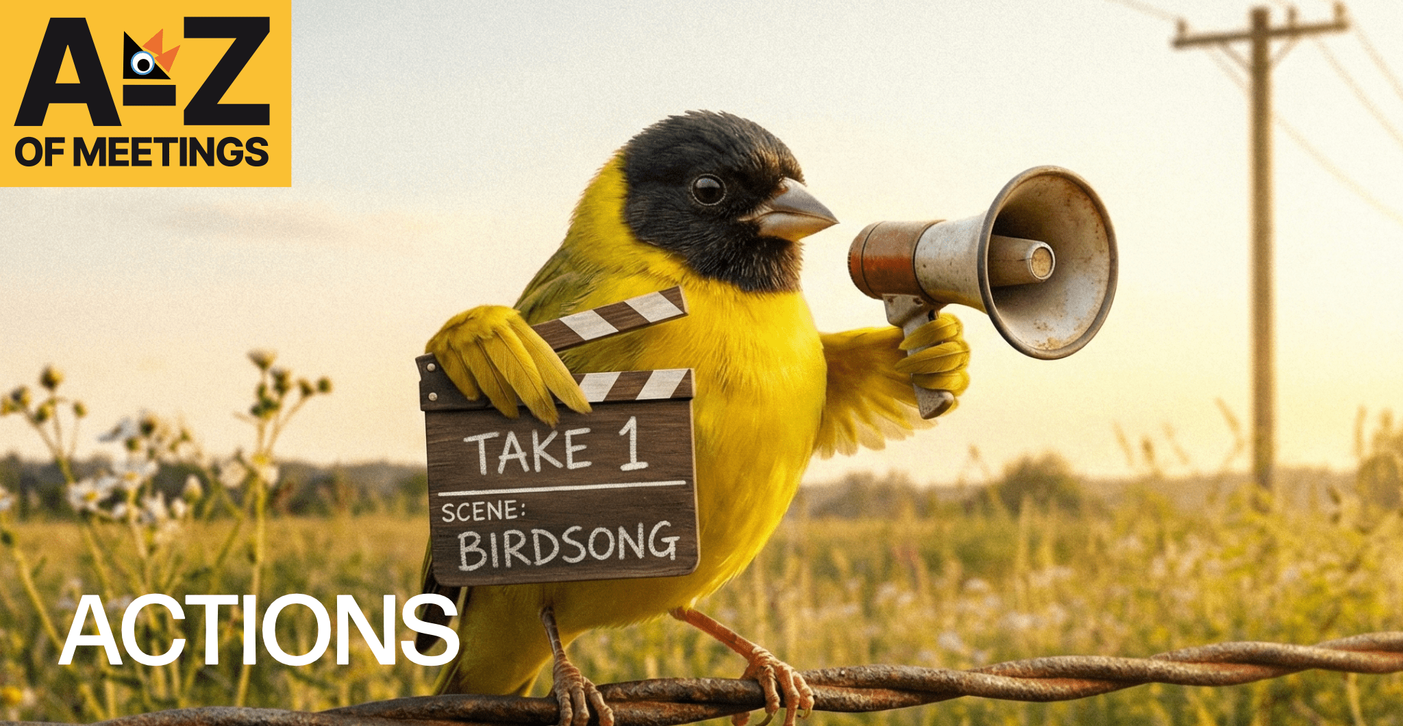 The A-Z of Meetings: Why meetings need ACTIONS